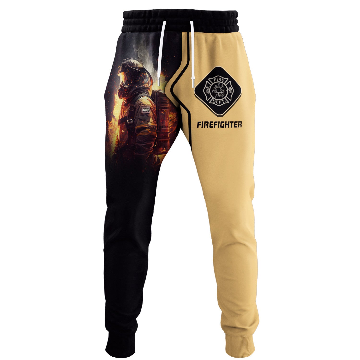 Firefighter Custom Zipper Hoodie Fireman 3D Zipper Hoodie Firefighter Clothing