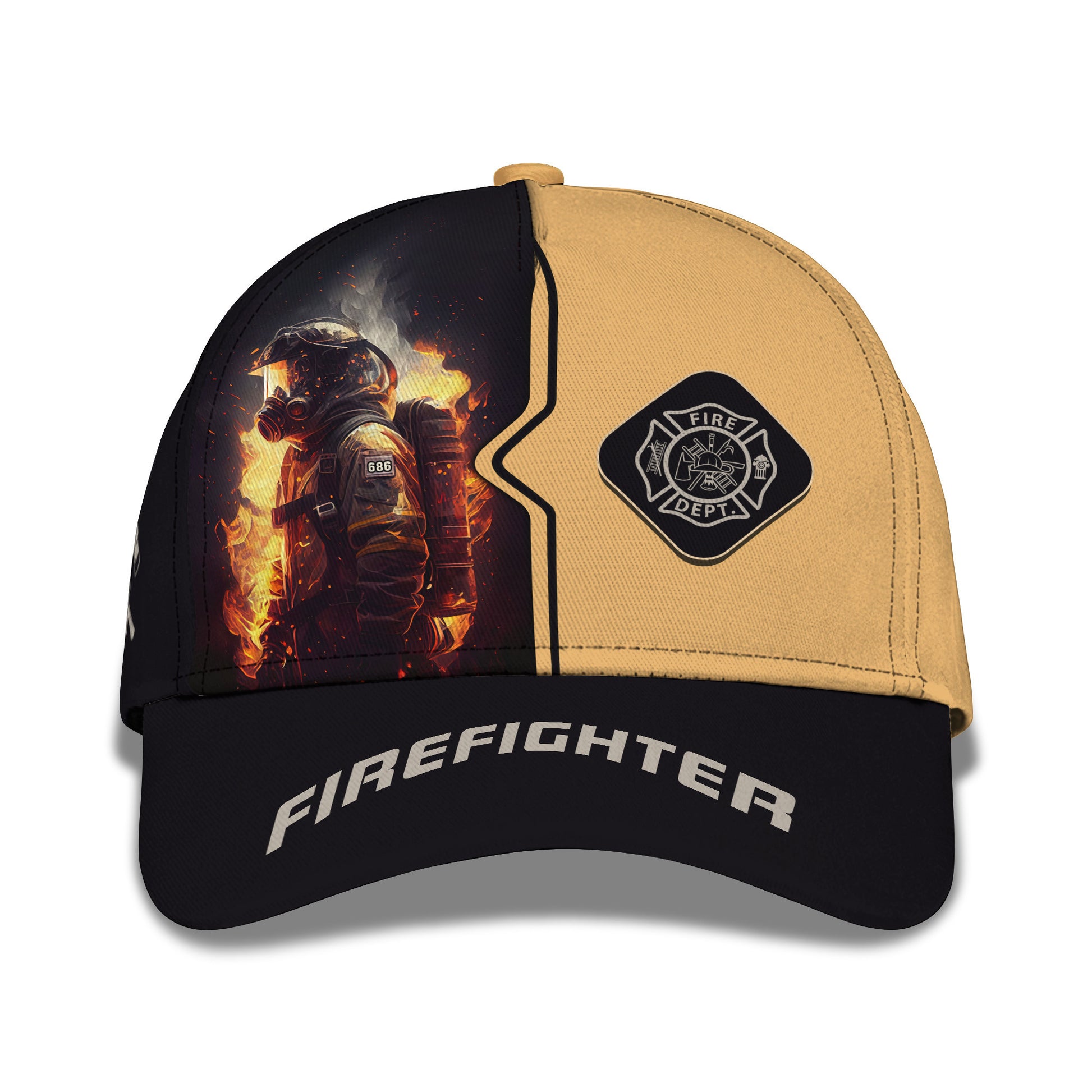 Firefighter Custom Zipper Hoodie Fireman 3D Zipper Hoodie Firefighter Clothing