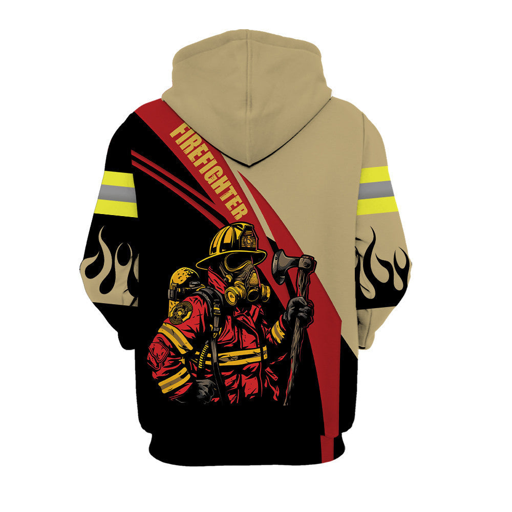 Firefighter Hoodie All Over Print