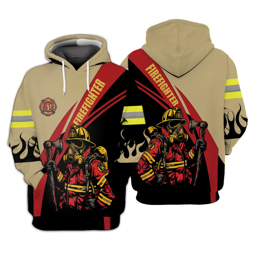 Firefighter Hoodie All Over Print