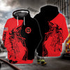 Flames Firefighter Hoodie All Over Print