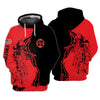 Flames Firefighter Hoodie All Over Print