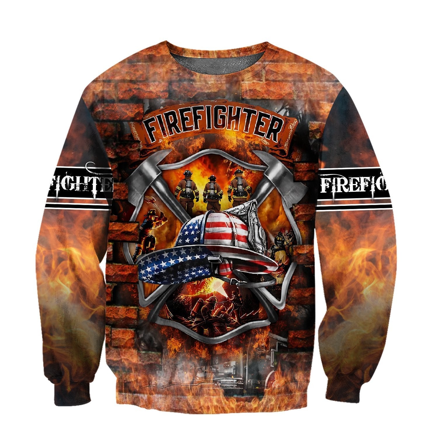 Brave Firefighter-Fireman Shirts For Men and Women DA