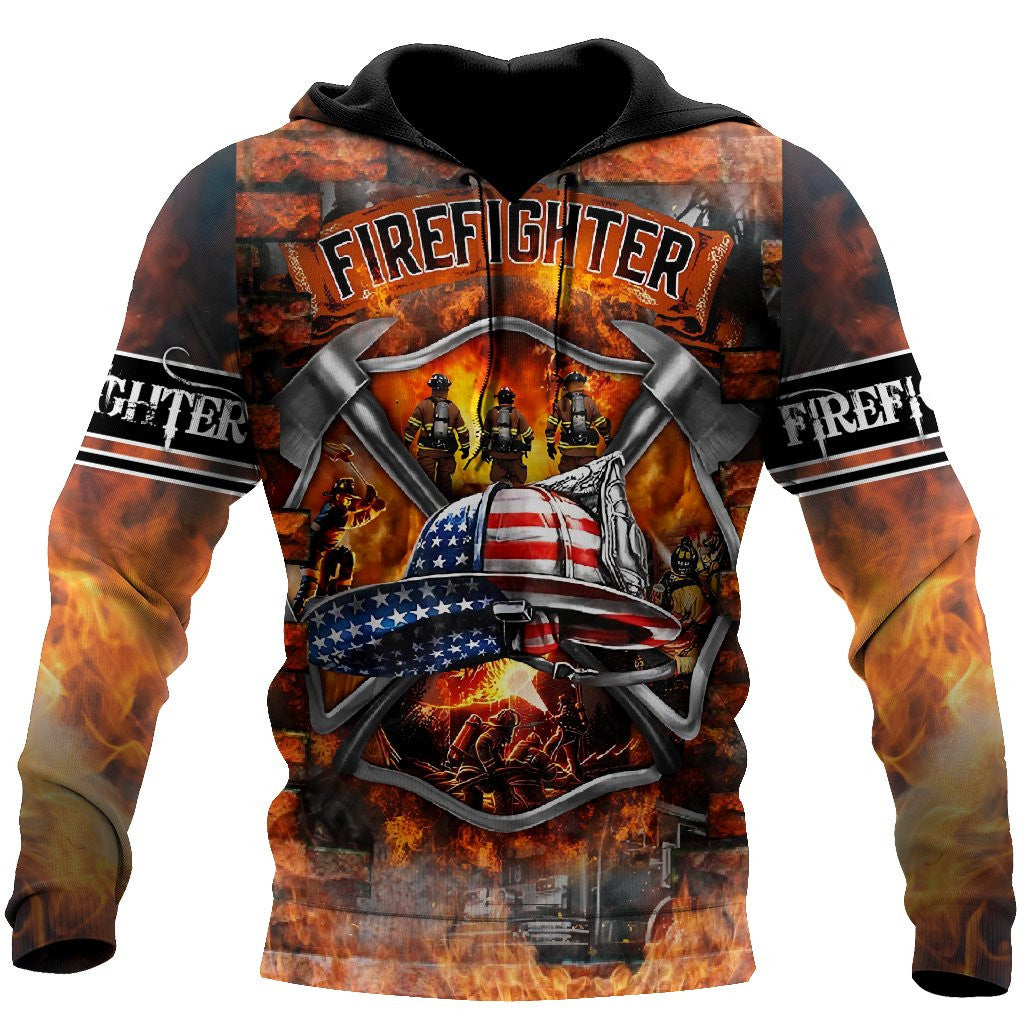 Brave Firefighter-Fireman Shirts For Men and Women DA
