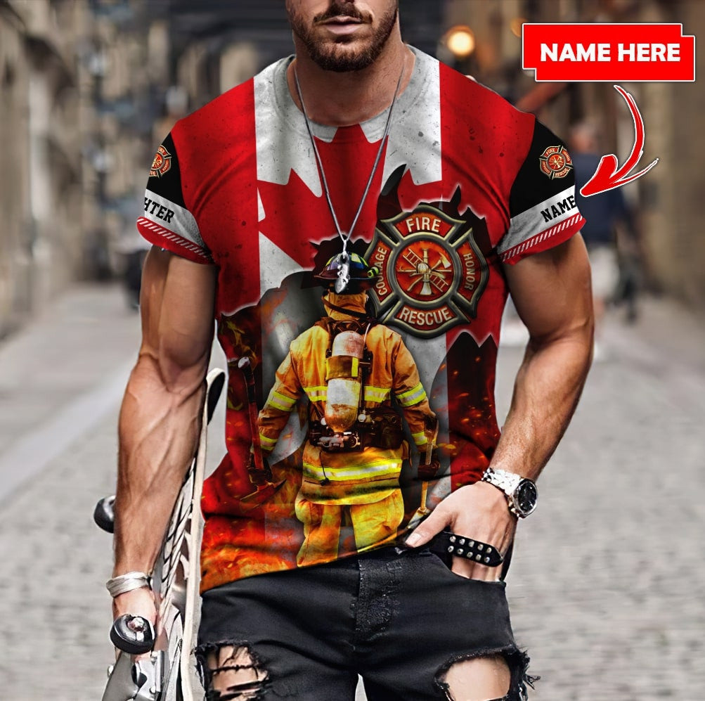 Firefighter Canadian Shirts