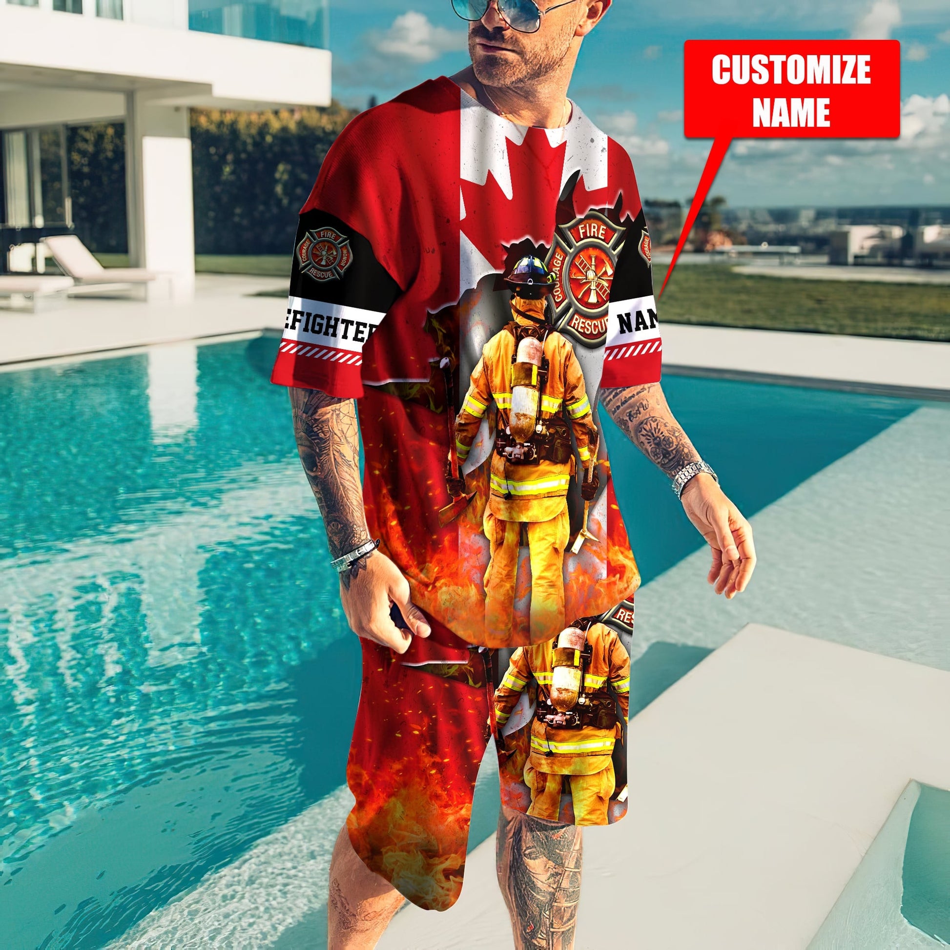 Firefighter Canadian Shirts