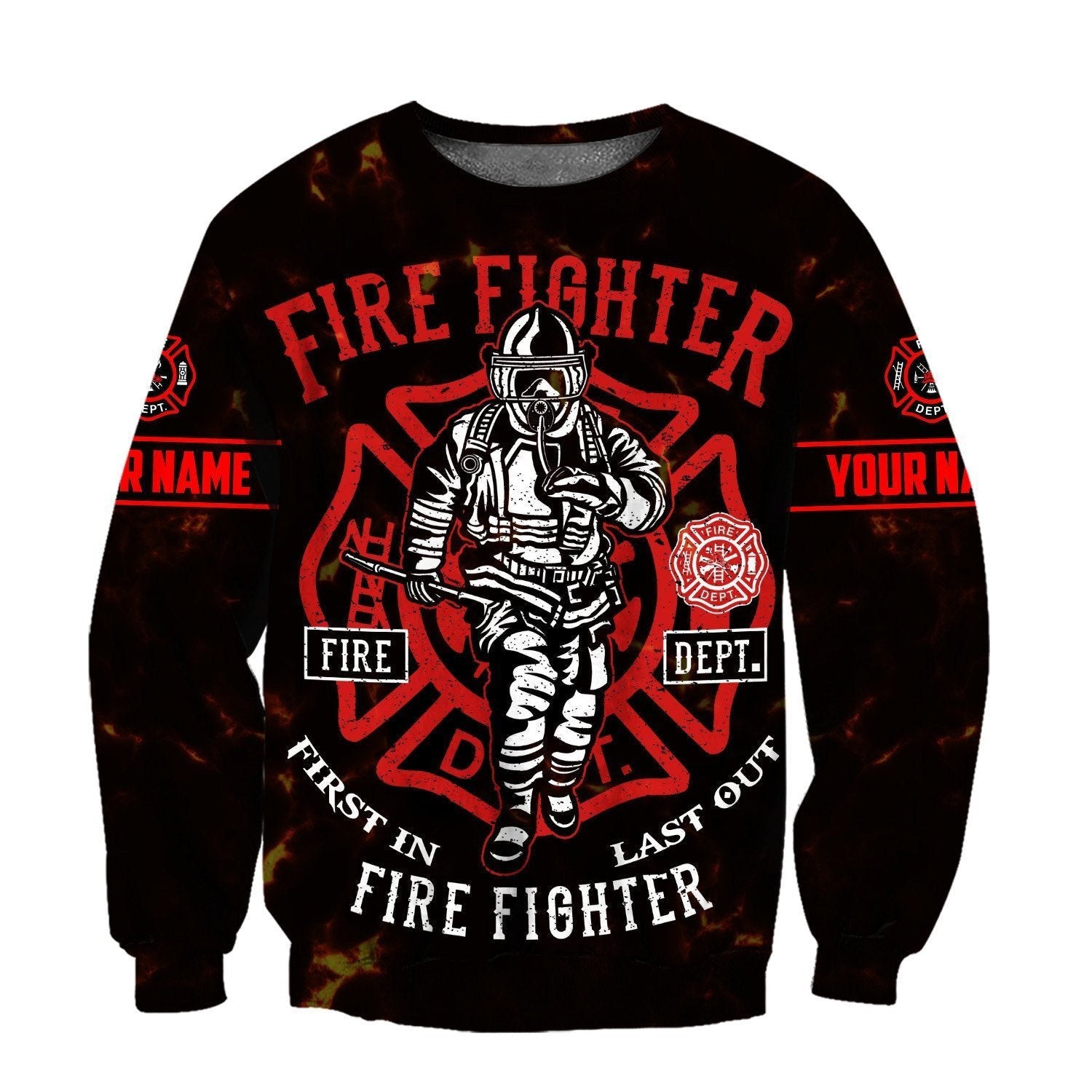 Customize Name Firefighter Unisex Shirts DAHH