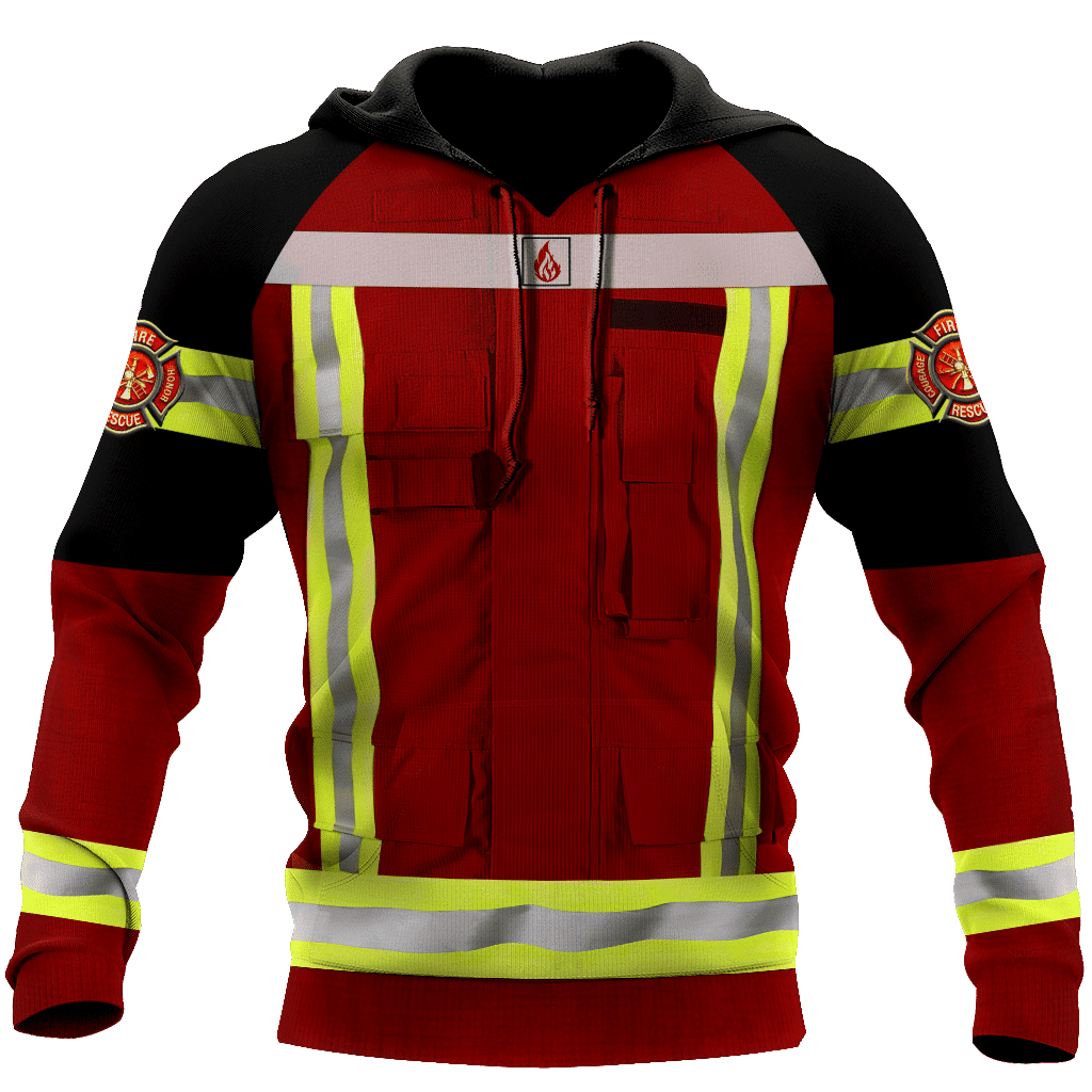August Firefighter Hoodie For Men And Women