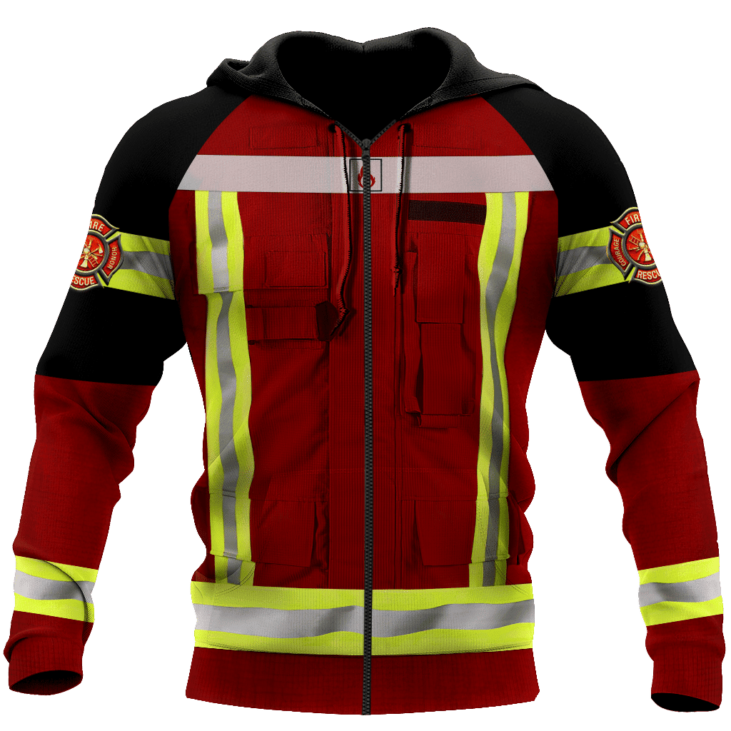 August Firefighter Hoodie For Men And Women