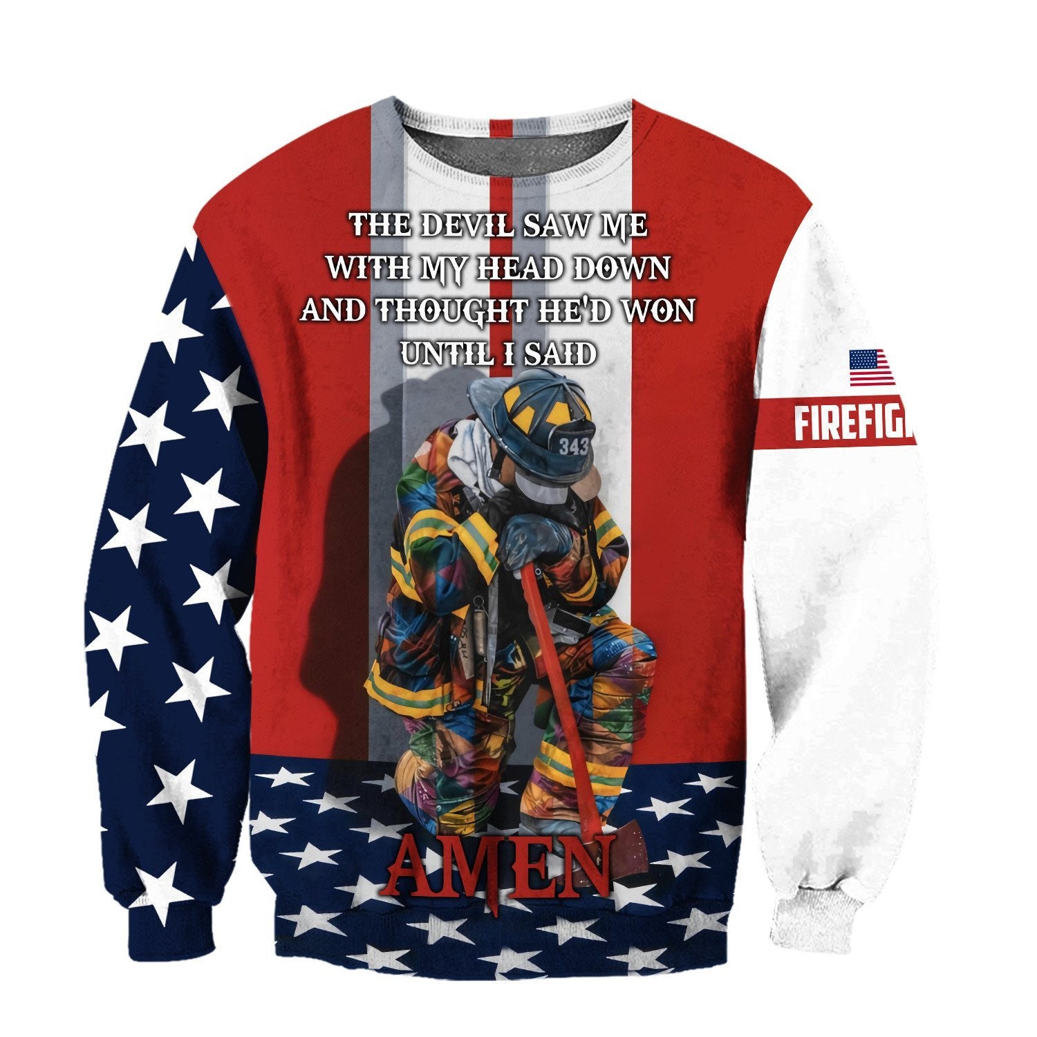 Firefighter 3D All Over Printed For Men And Women Hoodie