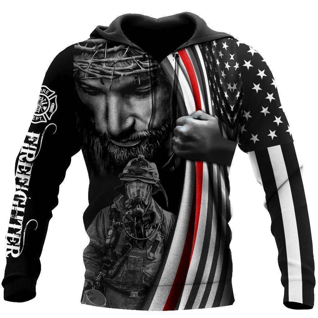 Don'T Be Afraid, Just Have Faith For Firefighter 3D Printed Hoodie For Men And Women