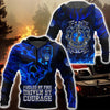 Blue Skull Firefighter Hoodie Shirts For Men And Women