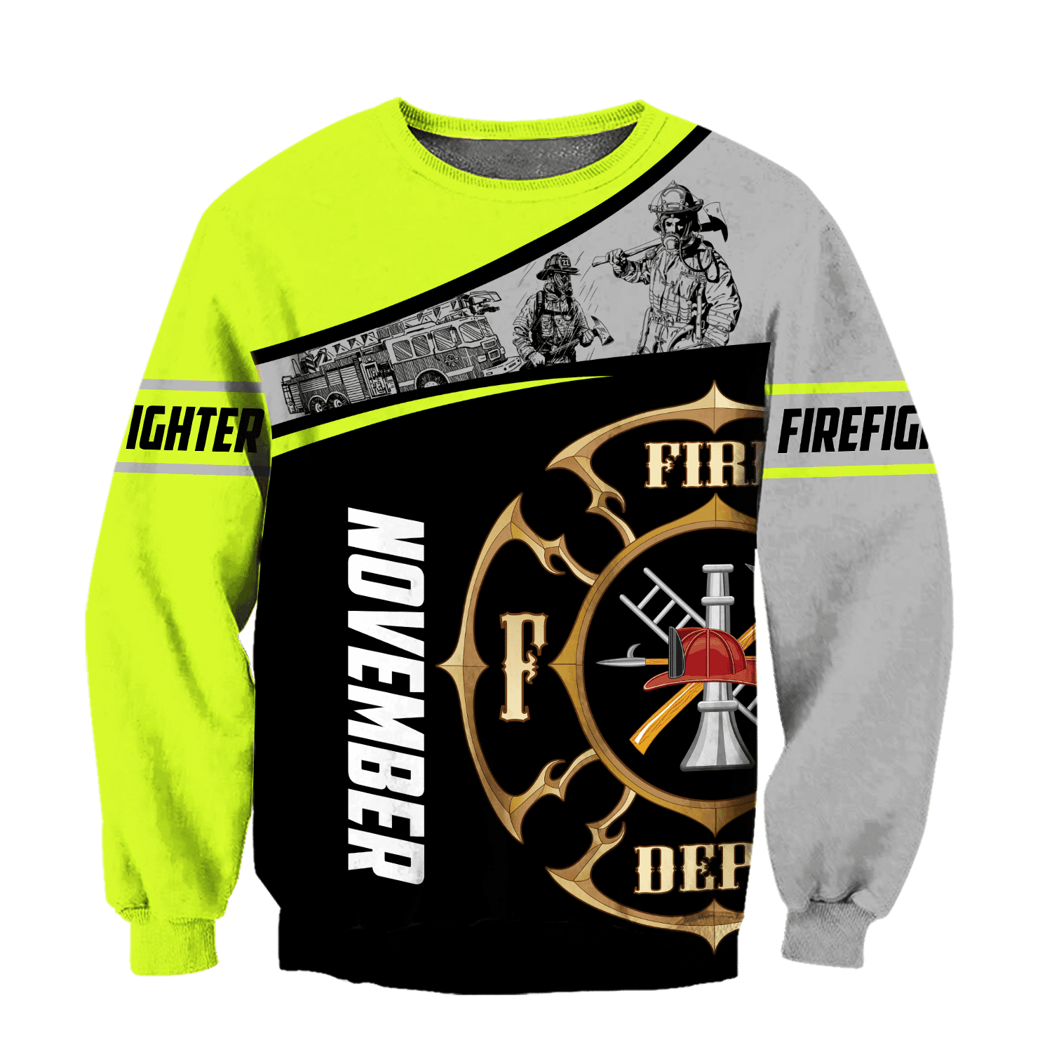 November Firefighter Hoodie For Men And Women