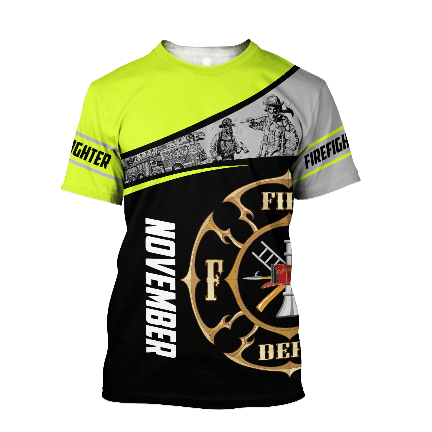 November Firefighter Hoodie For Men And Women