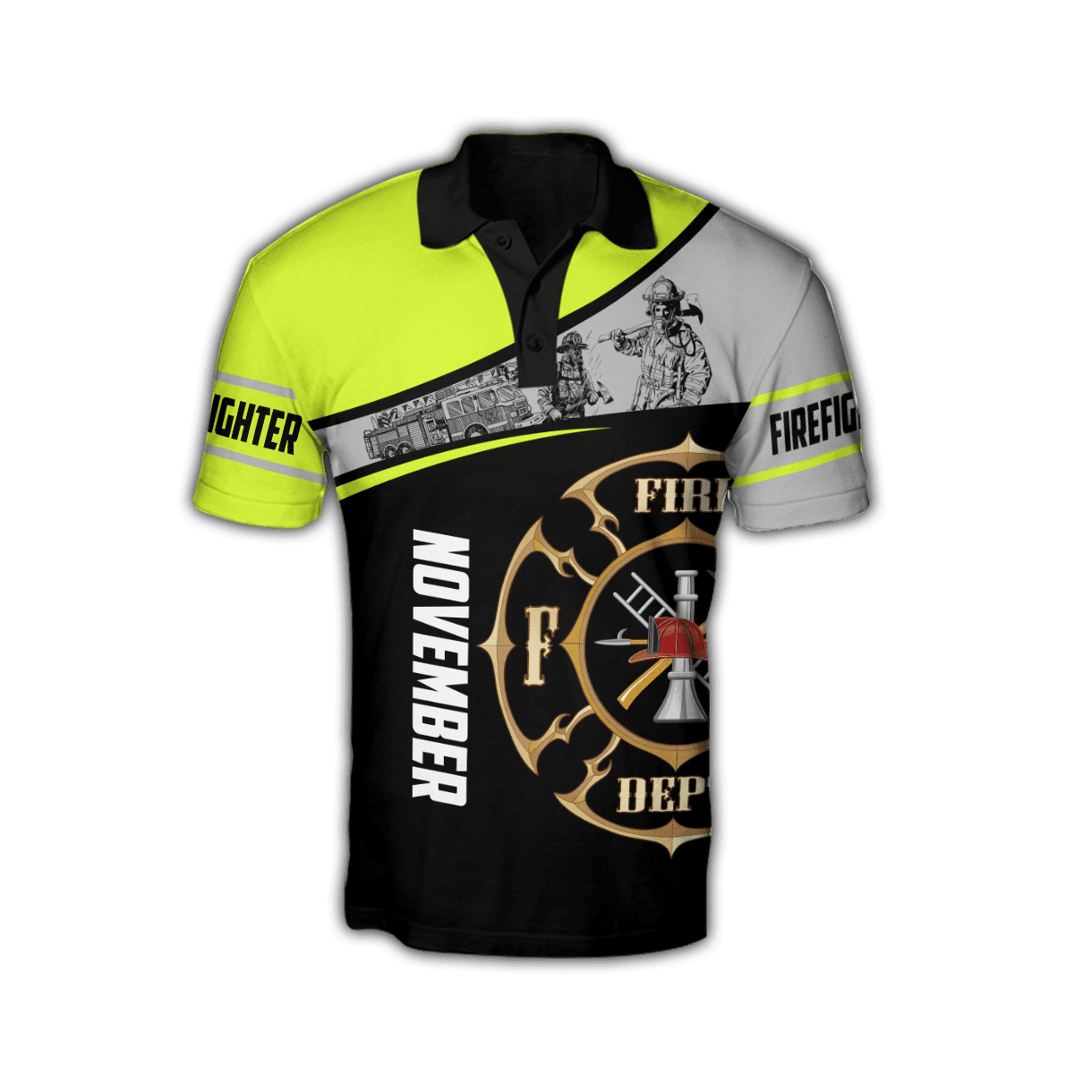 November Firefighter Hoodie For Men And Women