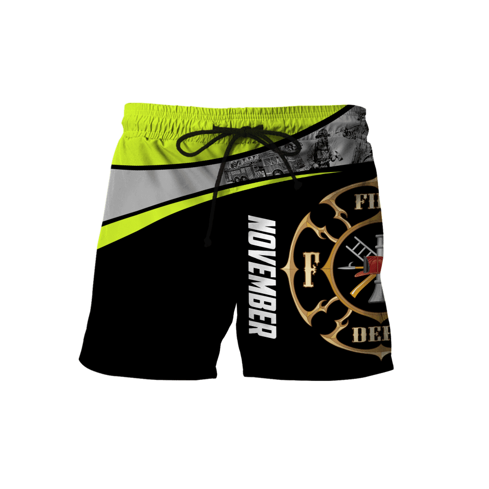 November Firefighter Hoodie For Men And Women