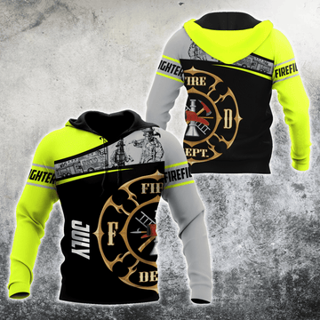 July Firefighter Hoodie For Men And Women