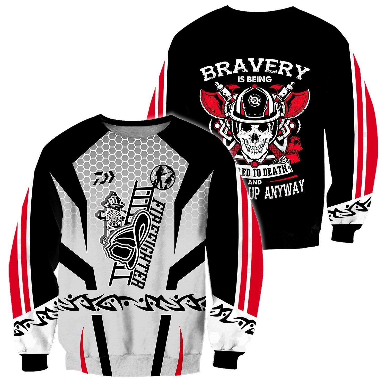 Go Forward Brave Firefighter Hoodie Shirts For Men And Women