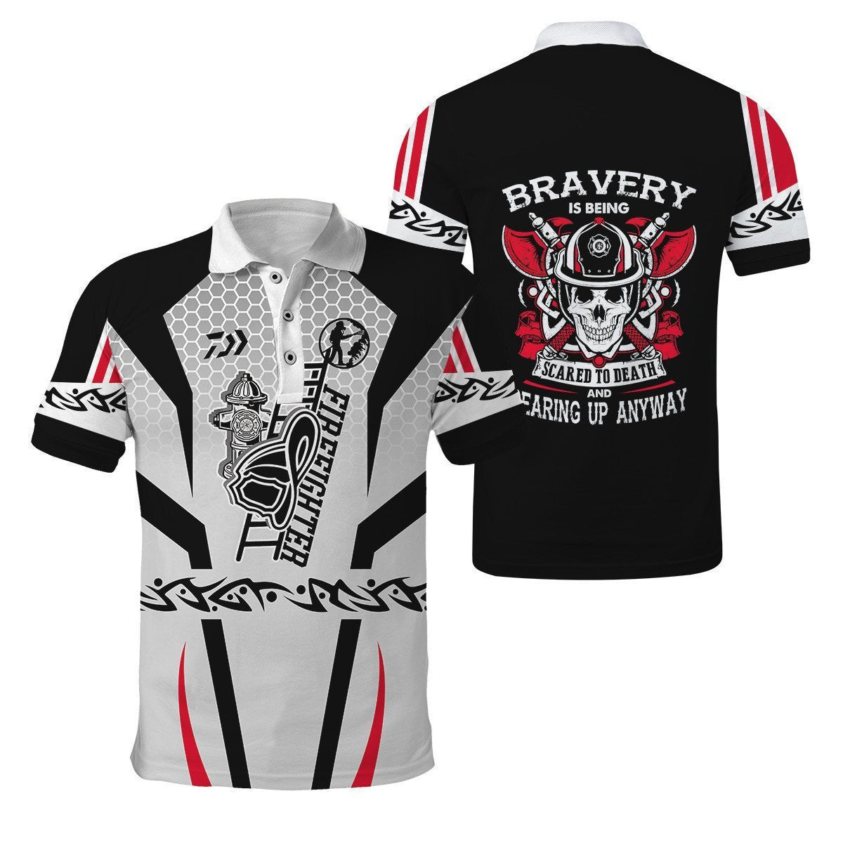 Go Forward Brave Firefighter Hoodie Shirts For Men And Women