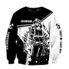 Personalized Firefighter Black White Color 3D All Over Printed Hoodie For Men And Women