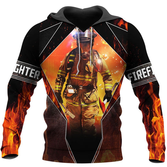 I'M A Brave Firefighter 3D All Over Printed Hoodie