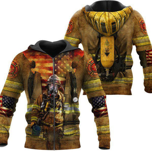 Firefighter 3D All Over Printed Hoodie
