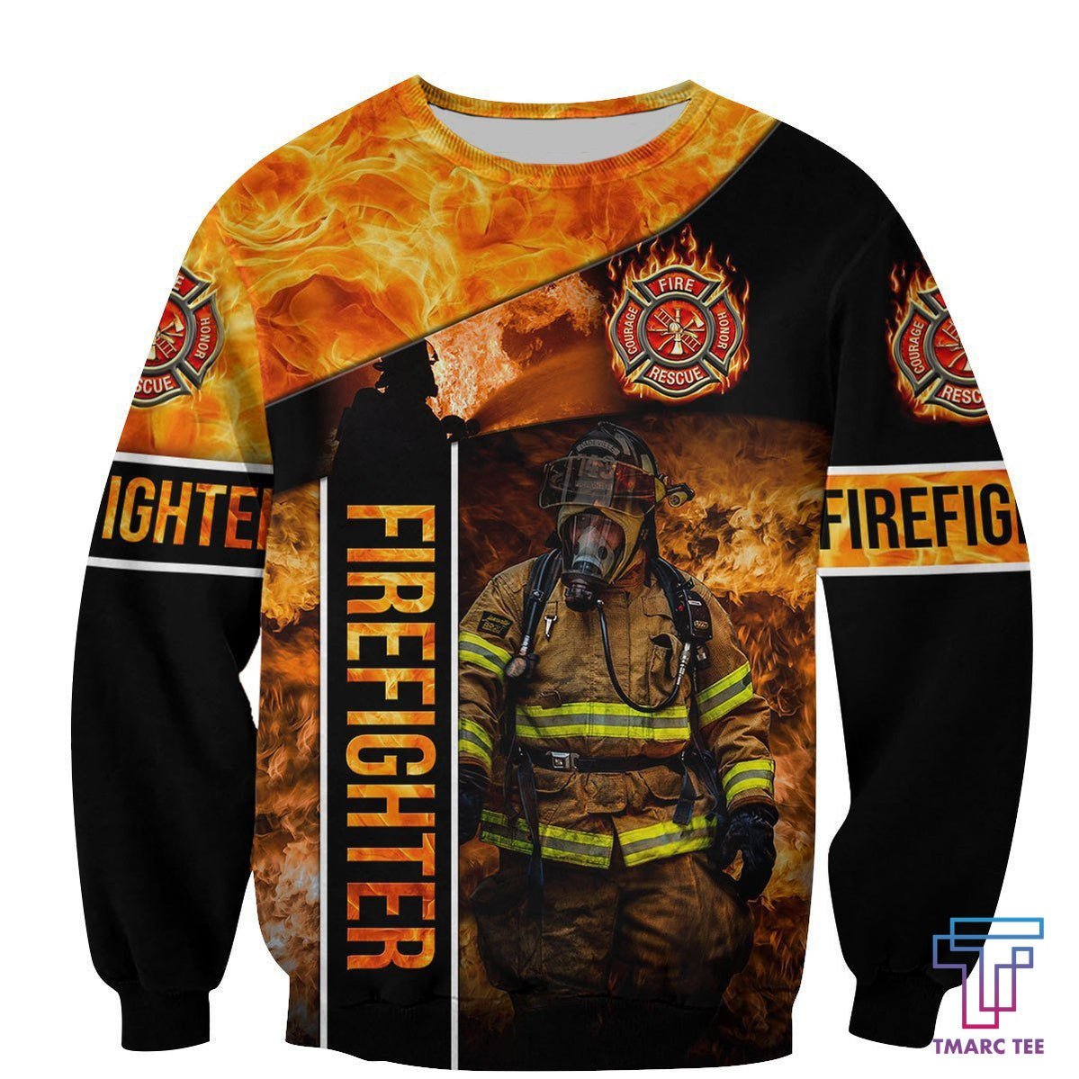 Brave Firefighter Hoodie Shirt MP
