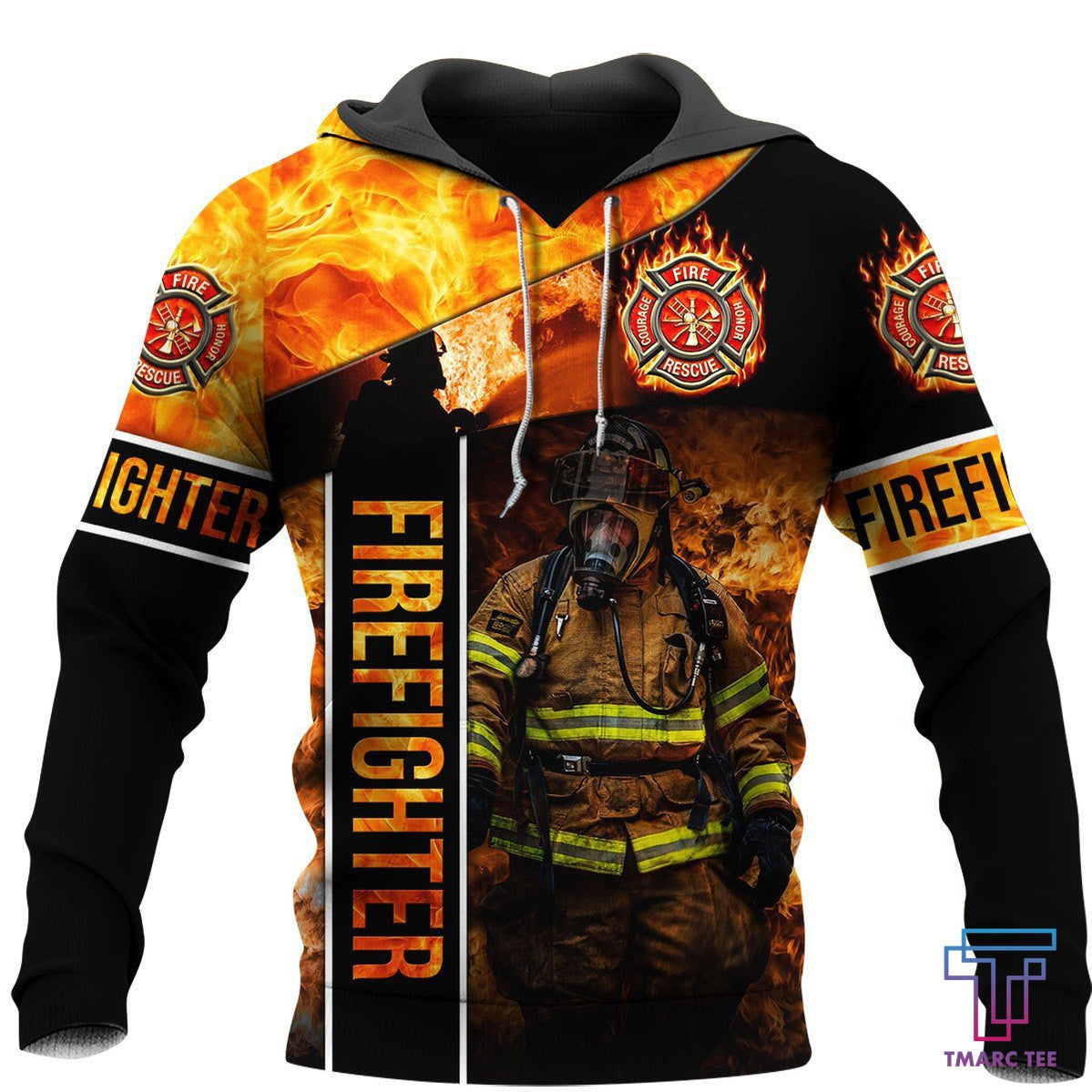 Brave Firefighter Hoodie Shirt MP