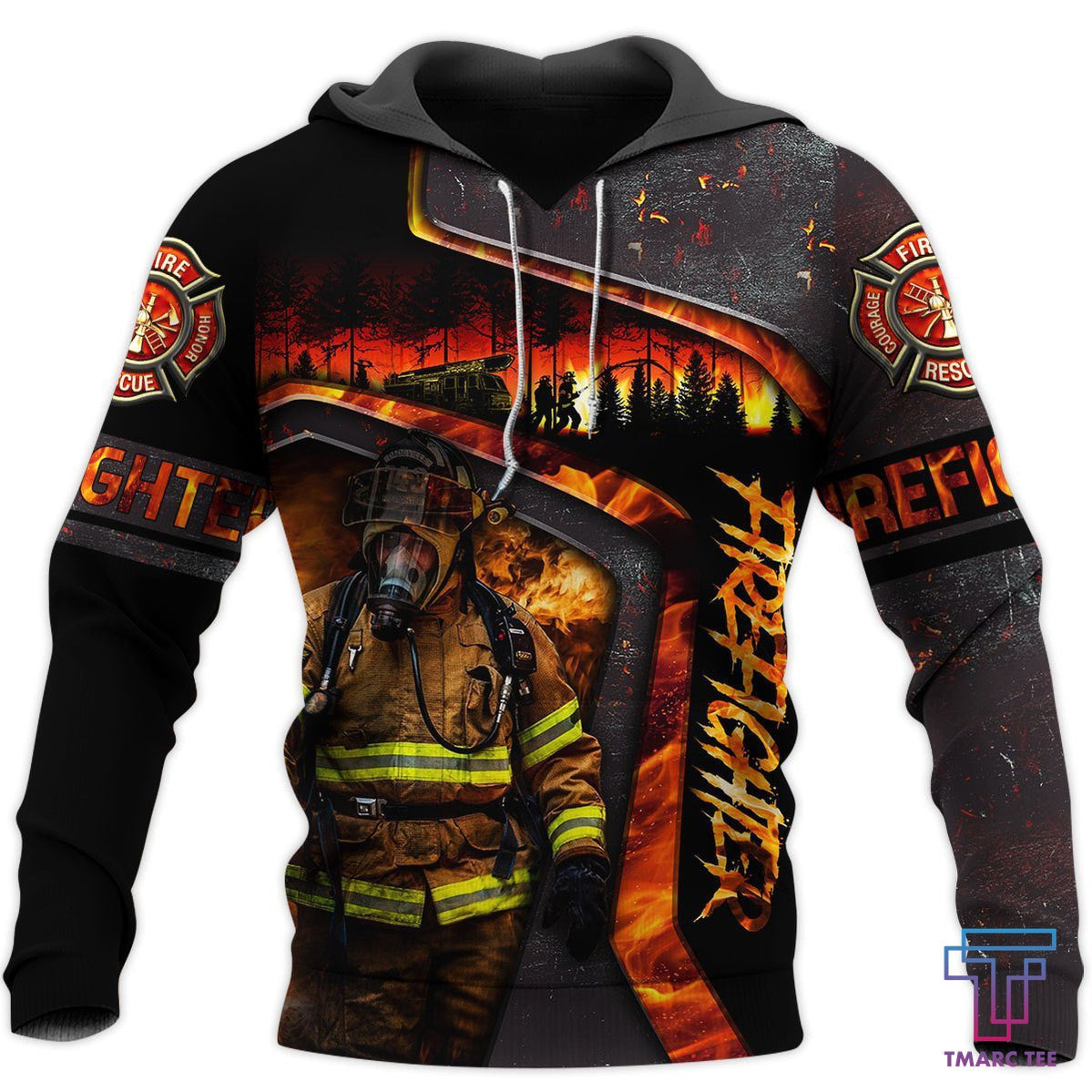 Limited Edition Brave Firefighter Hoodie MP