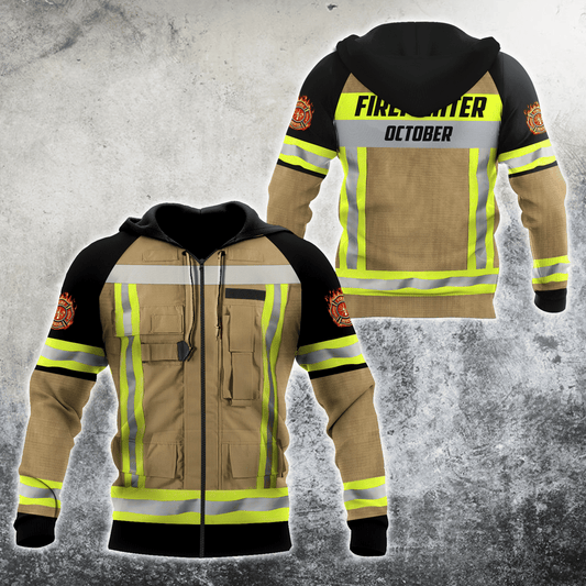 October Firefighter Hoodie For Men And Women MH