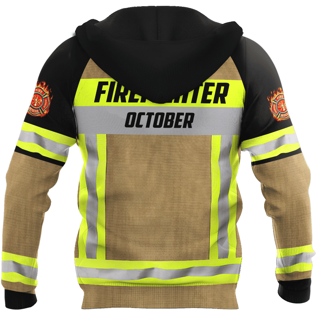 October Firefighter Hoodie For Men And Women MH
