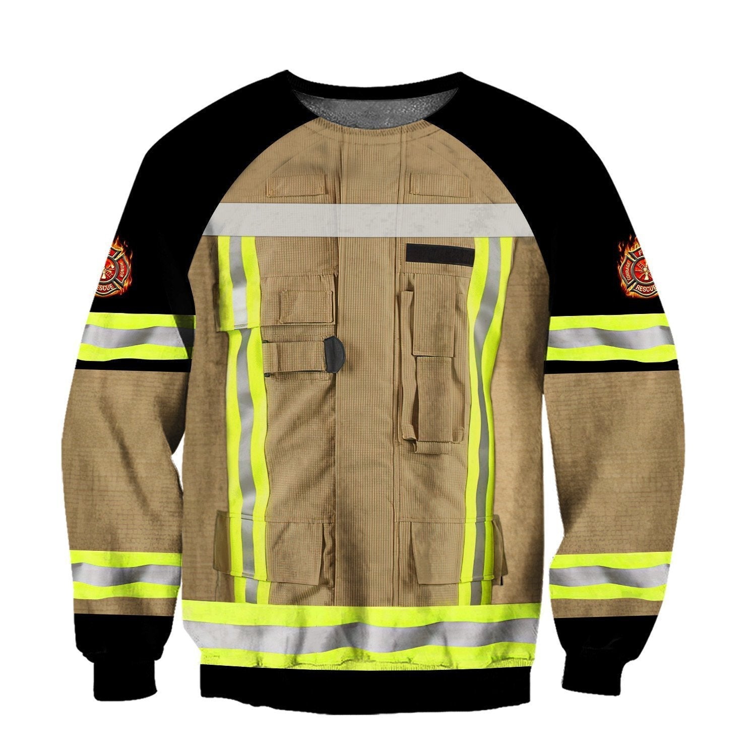 Customize Name Firefighter 3D All Printed Hoodie For Men And Women MH