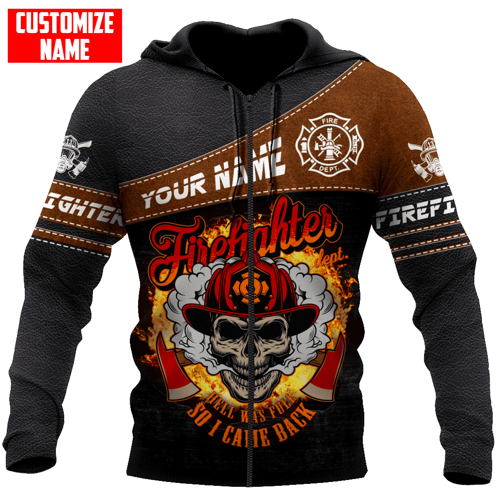 Customize Name Firefighter Unisex Shirts SN