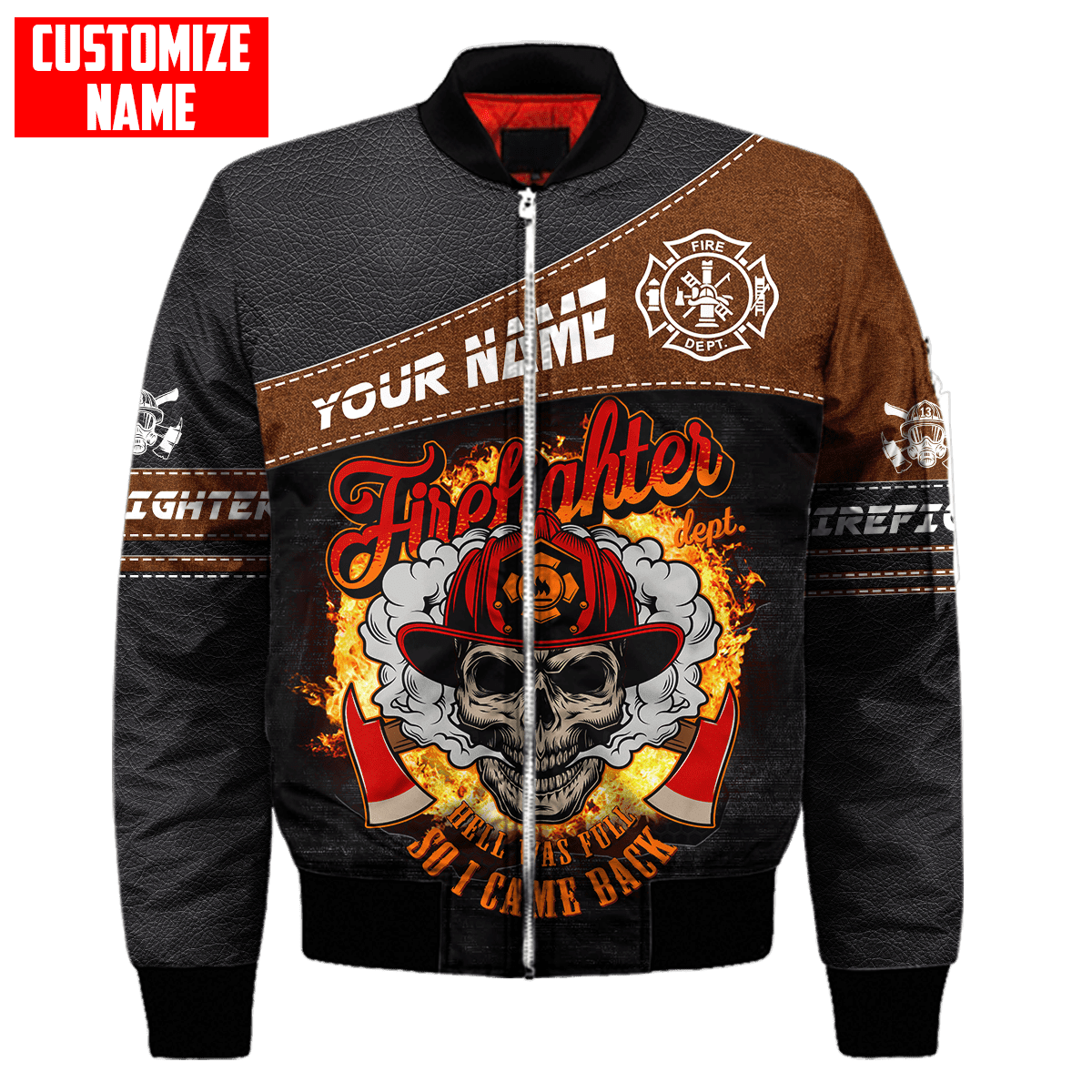 Customize Name Firefighter Unisex Shirts SN