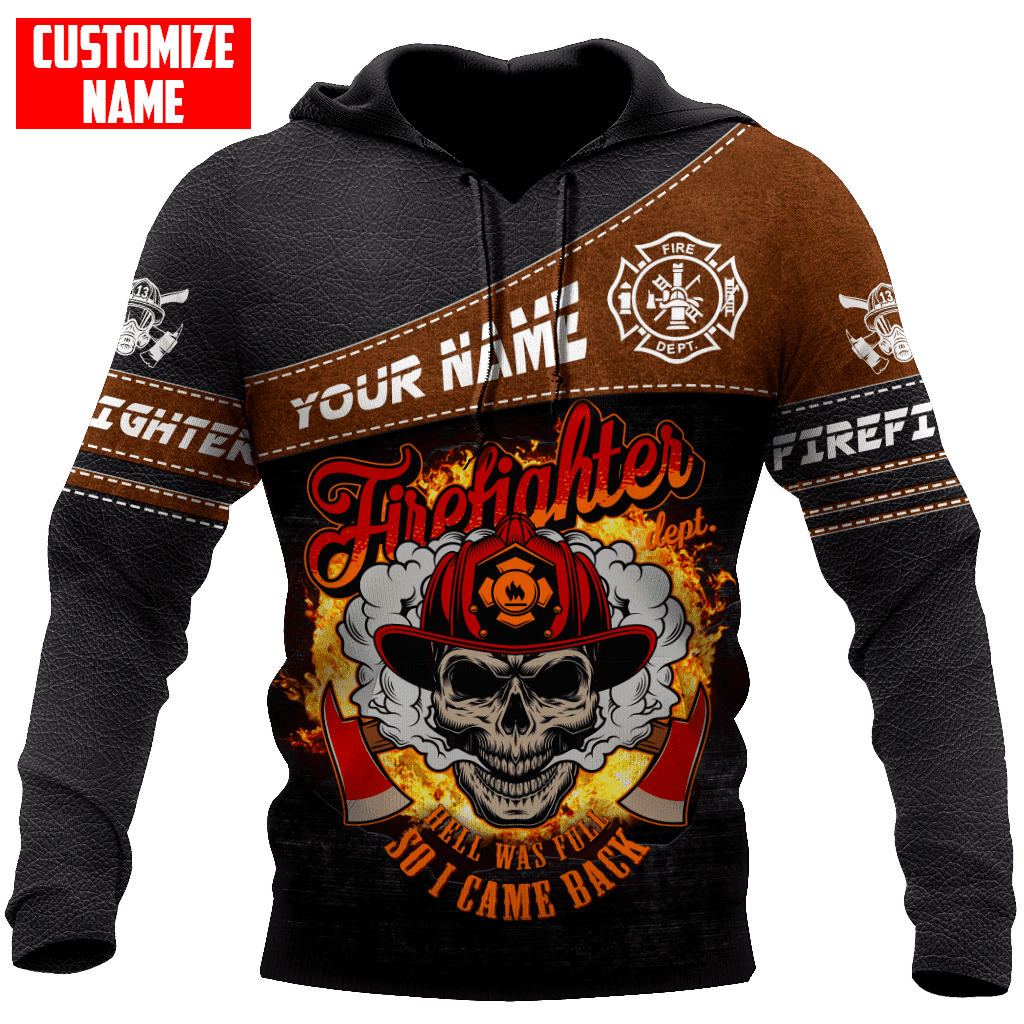 Customize Name Firefighter Unisex Shirts SN