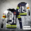 Customize Name Firefighter Hoodie Shirts For Men And Women MH