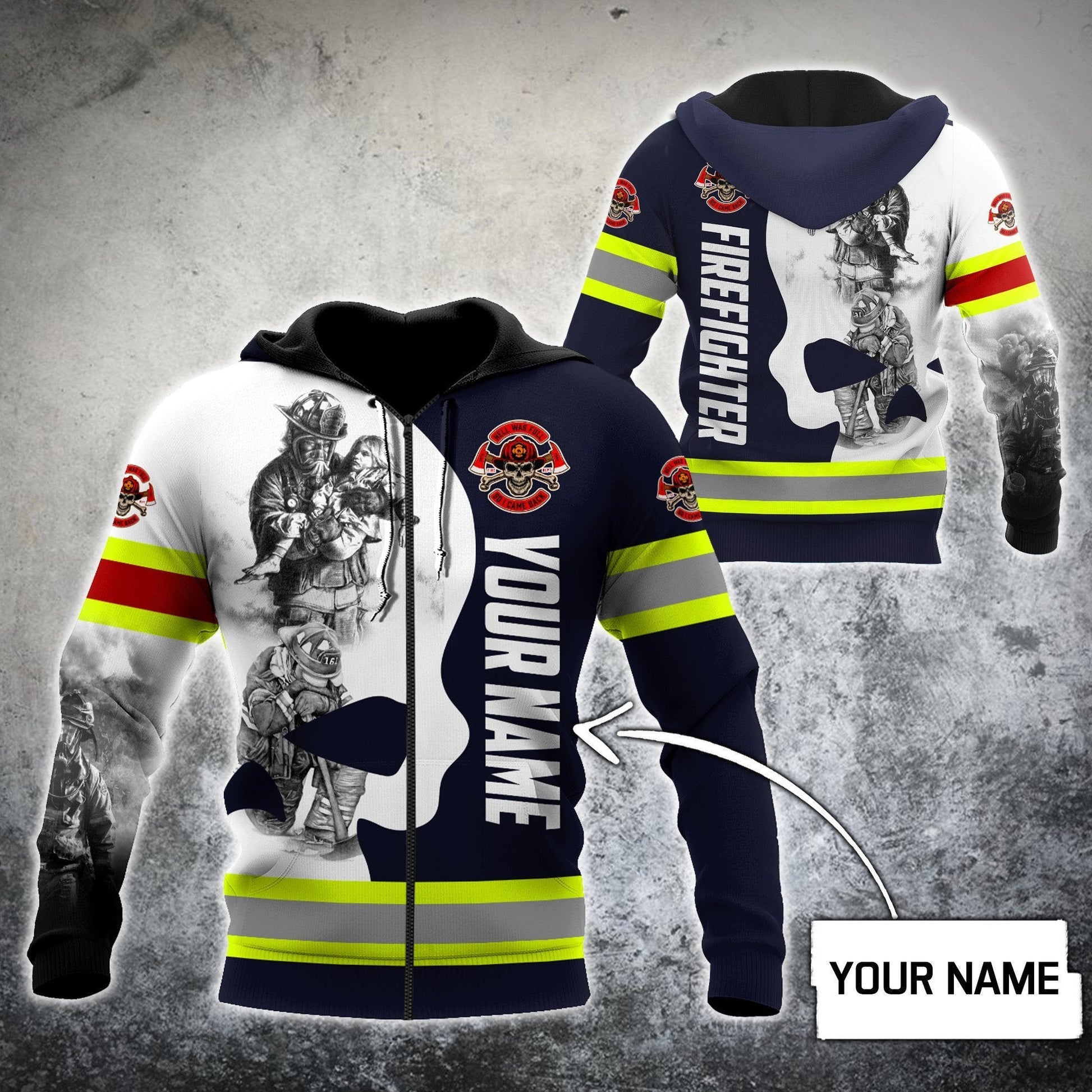 Customize Name Firefighter Hoodie Shirts For Men And Women MH