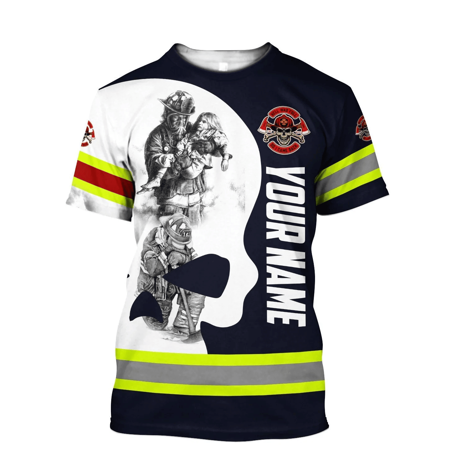 Customize Name Firefighter Hoodie Shirts For Men And Women MH