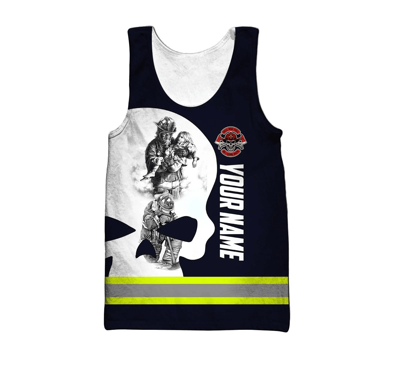 Customize Name Firefighter Hoodie Shirts For Men And Women MH