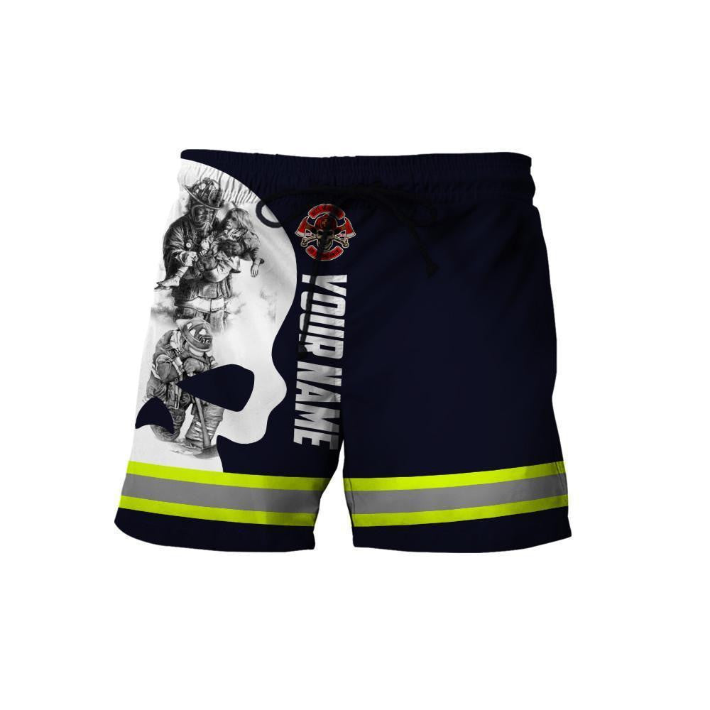 Customize Name Firefighter Hoodie Shirts For Men And Women MH