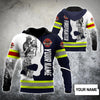 Customize Name Firefighter Hoodie Shirts For Men And Women MH