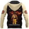 Firefighter A Child Of God, A Man Of Faith Printed Hoodie For Men And Women
