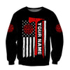 Customize Name Firefighter 3D All Printed Hoodie For Men And Women DA