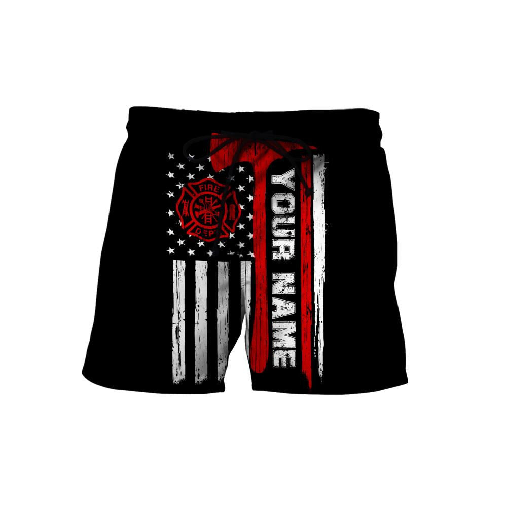 Customize Name Firefighter 3D All Printed Hoodie For Men And Women DA