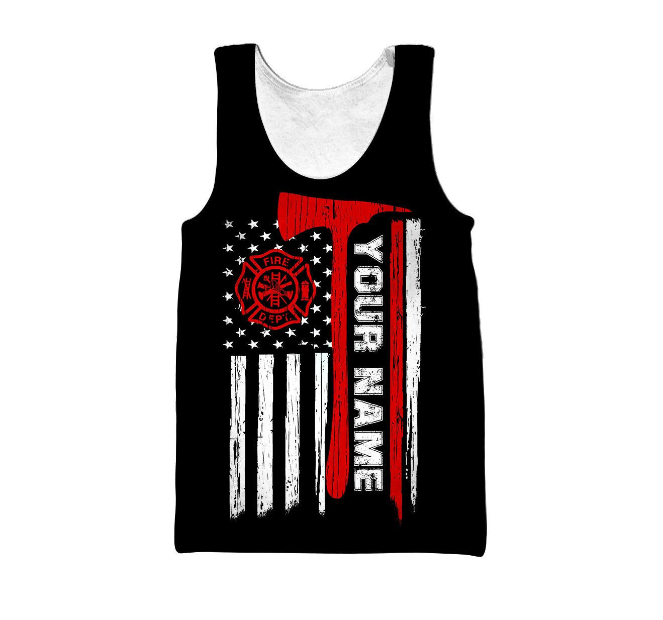 Customize Name Firefighter 3D All Printed Hoodie For Men And Women DA