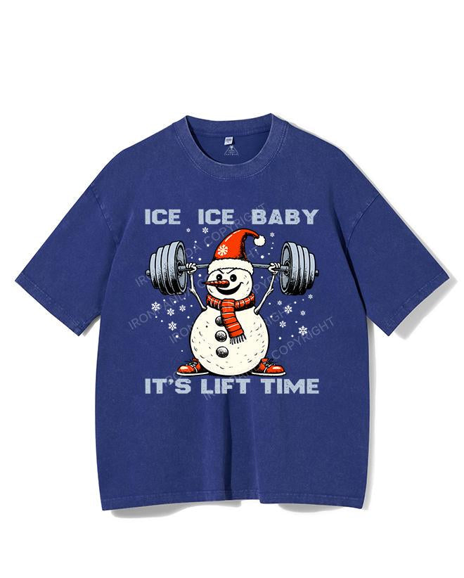 ICE ICE BABY IT'S LIFT TIME VINTAGE GYM SHIRT