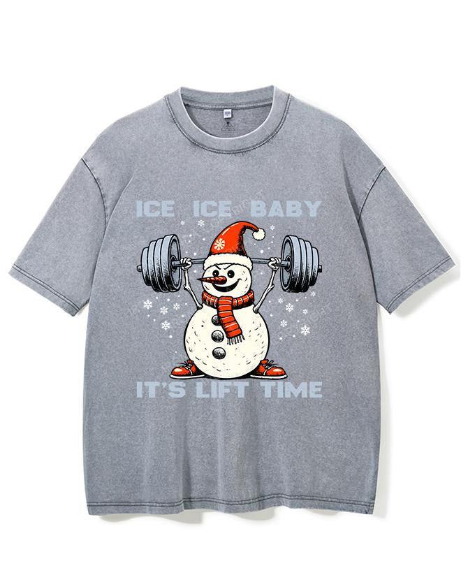 ICE ICE BABY IT'S LIFT TIME VINTAGE GYM SHIRT