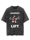 BADDIES LIFT VINTAGE GYM SHIRT
