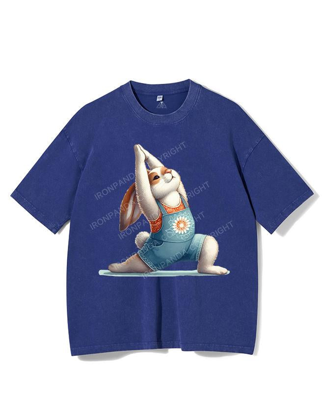 YOGA BUNNY VIBES VINTAGE GYM SHIRT