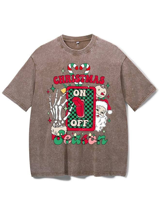 TURN ON THE CHRISTMAS SEASON MODE VINTAGE GYM SHIRT